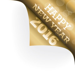 Goldenen Ecke Happy New Year