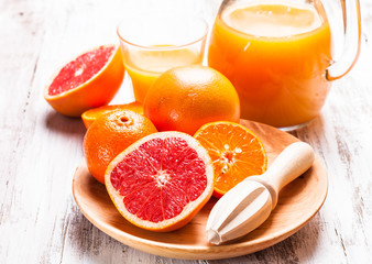 The citrus juice