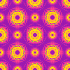 Bright mosaic vector background/ Bright mosaic spirograph vector background