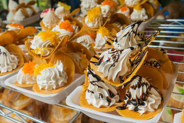 Thai Crispy Pancake sold in a candy store
