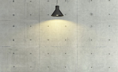 concrete wall loft style decor with under light, background, tem