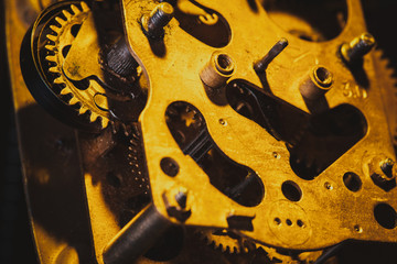 Vintage clock mechanism