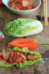 Kimchi cabbage - korean food