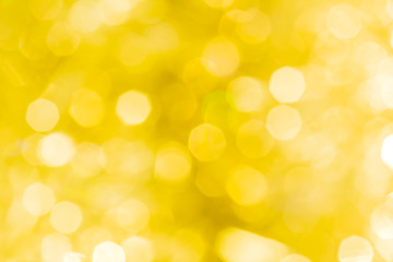 Festive abstract blurred golden background