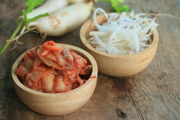 Kimchi radish - korean food