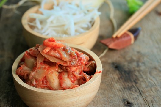 Kimchi radish - korean food