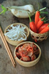 Kimchi radish - korean food