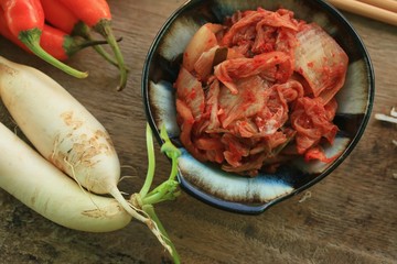 Kimchi radish - korean food