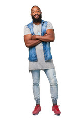 Fototapeta premium cool black man full body