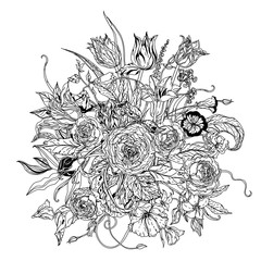 Still life with flowers