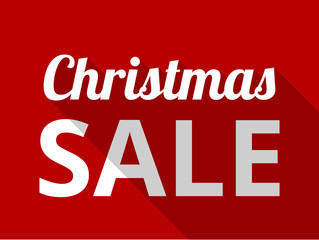Christmas Sale long shadow