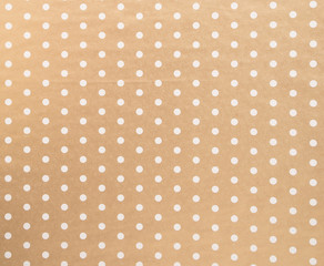 white polkadot with golden background