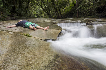 Agua, efecto seda