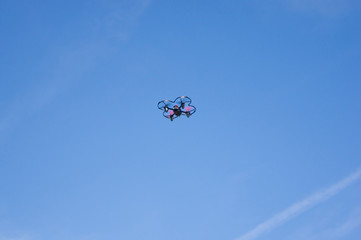 Small quadrocopter.