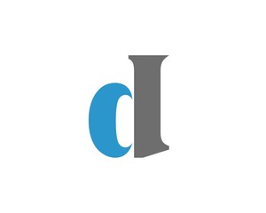 D decorative letter logo