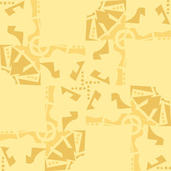 Repeating Yellow Rectangular Shapes