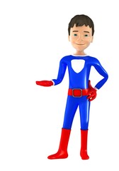 Little superhero to the rescue