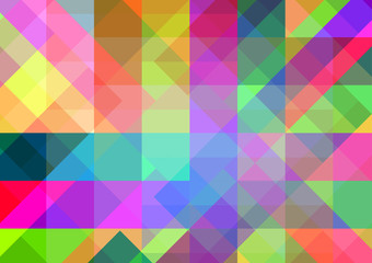 Abstract geometric background with colorful tiles