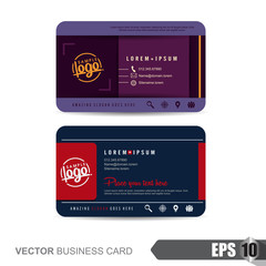business card template,Vector illustration