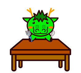 料理を待つ動物シリーズ