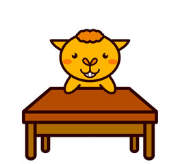 会議をする動物シリーズ