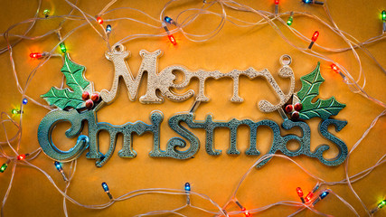 Christmas decorate ornaments background