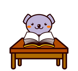 読書する動物シリーズ