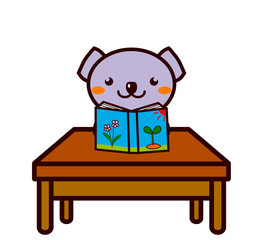 読書する動物シリーズ