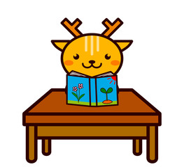 読書する動物シリーズ