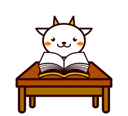 読書する動物シリーズ