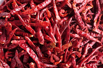 spices - dried red hot chilli chillies pepper