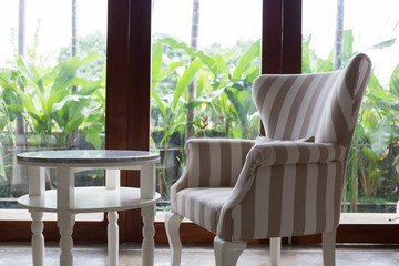 design of interior living room modern style with sofa furniture