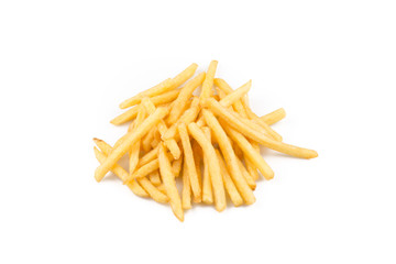 french fries isolated