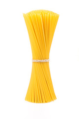 Uncooked pasta spaghetti macaroni