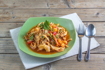 Crispy Fish Maw in Spicy Salad