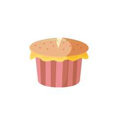 sweet cupcake bakery logo icon vector