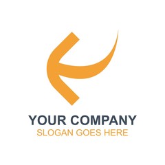 Obraz premium Arrow Direction Vector Icon Logo