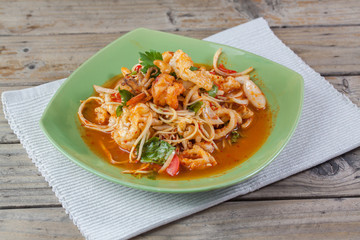 Crispy Fish Maw in Spicy Salad