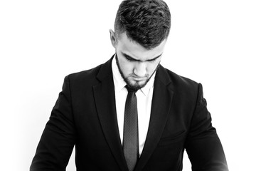 Portrait of an handsome businessman.