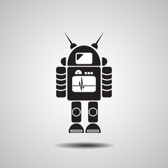 Robot icon. Robot symbol  icon