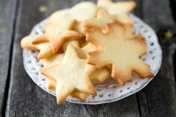 home baked Christmas cookies