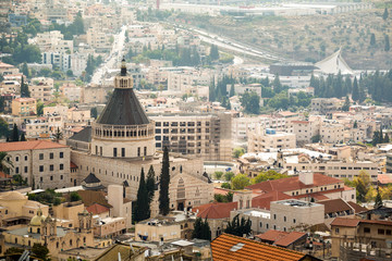 Panorama of Nazareth, Israel - obrazy, fototapety, plakaty