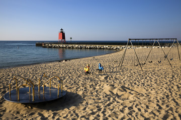 Charlevoix South Pier Lighthouse © Henryk Sadura