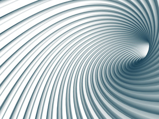 Abstract White Tunnel Design Background