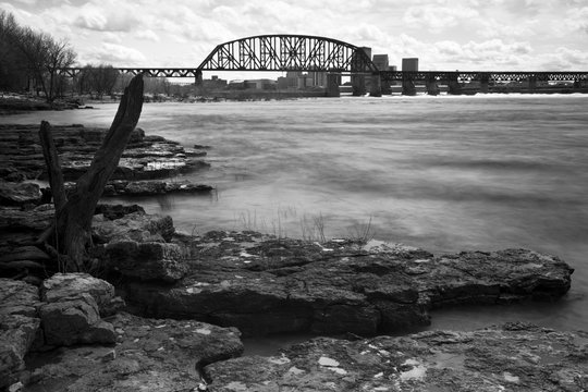 Fototapeta Ohio River in Louisville