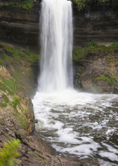 Minnehaha falls in Minnesota