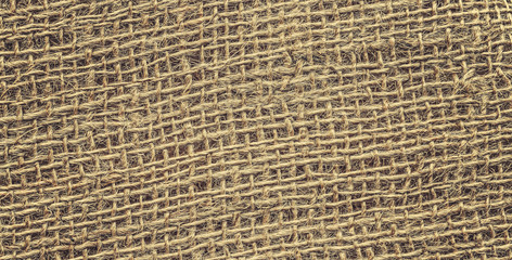 Retro toned high quality close up picture of jute.