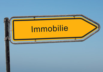 Strassenschild 38 - Immobilie