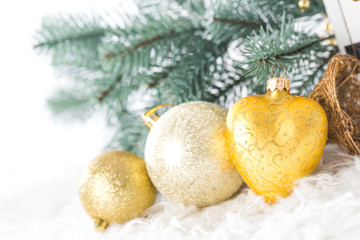 Fototapeta na wymiar Christmas decorations 
