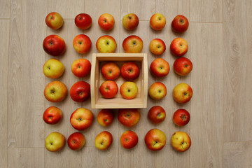 Naklejka na ściany i meble Jabłka